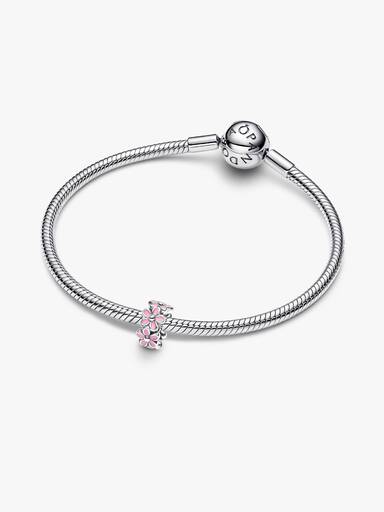 Pink Daisy Spacer Charm - Image 5