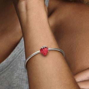 Seeded Strawberry Fruit Charm