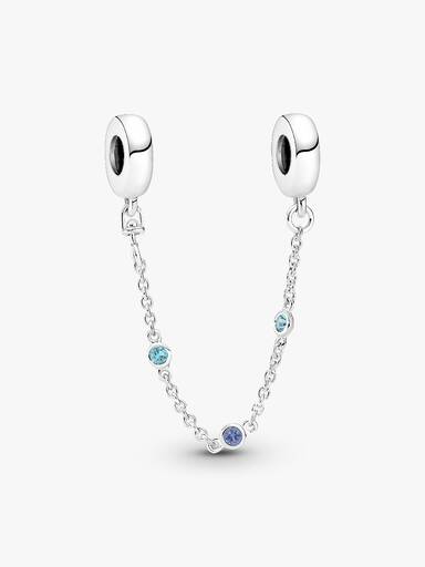 Triple Blue Stone Safety Chain - Image 2