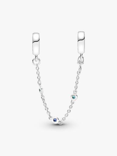 Triple Blue Stone Safety Chain - Image 4