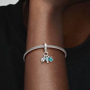 Fish, Sea Turtle & Conch Triple Dangle Charm