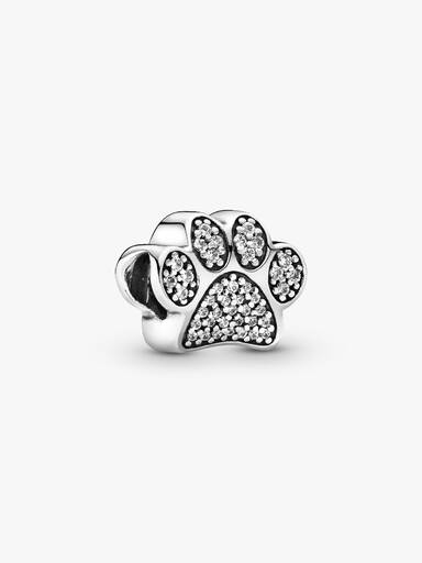 Sparkling Paw Print Charm - Image 2