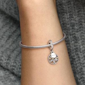 Sparkling Family Tree Dangle Charm