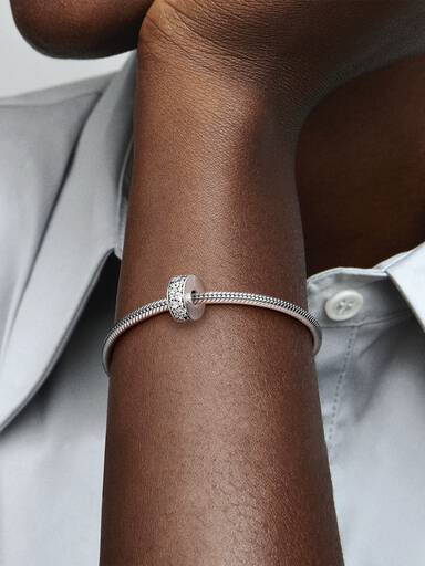 Clear Pavé Clip Charm