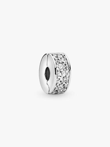 Clear Pavé Clip Charm - Image 2
