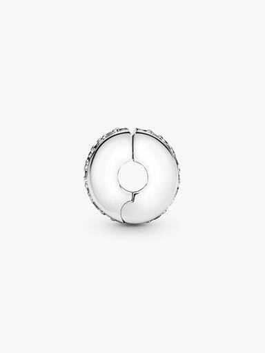 Clear Pavé Clip Charm - Image 5