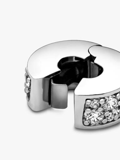 Clear Pavé Clip Charm - Image 7