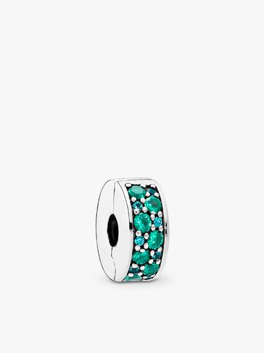 Teal Pavé Clip Charm - Image 5