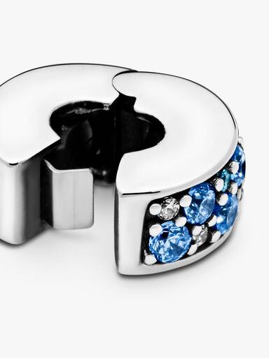Blue Pavé Clip Charm - Image 6