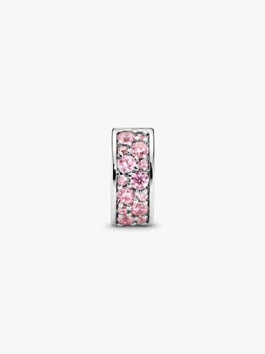 Pink Pavé Clip Charm - Image 5