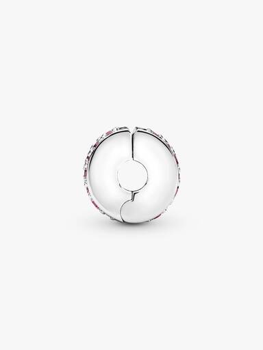 Pink Pavé Clip Charm - Image 4