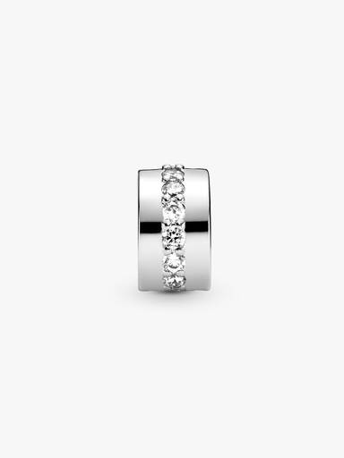 Clear Sparkling Row Clip Charm - Image 4