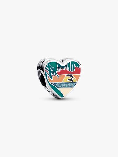 Florida Heart Charm