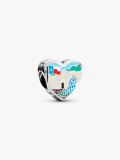 Texas Heart Charm
