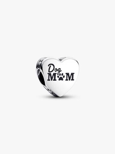 Engravable Dog Mom Heart Charm