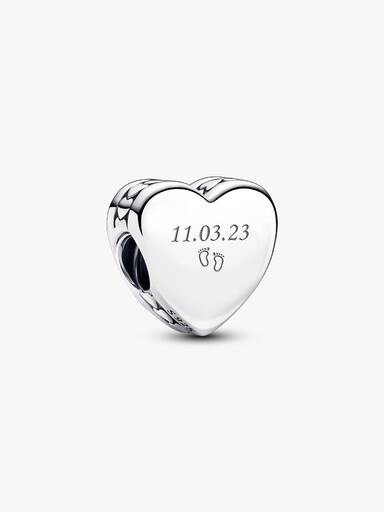 Engravable Heart Charm - Image 3