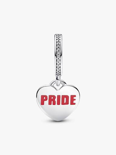 Pride Rainbow Heart Dangle Charm - Image 3