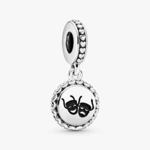 Theatre Masks Dangle Charm