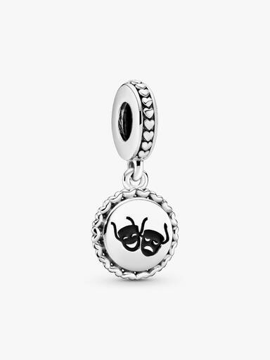 Theatre Masks Dangle Charm