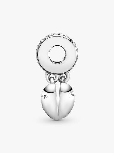 Mother & Daughter Hearts Dangle Charm - Image 3