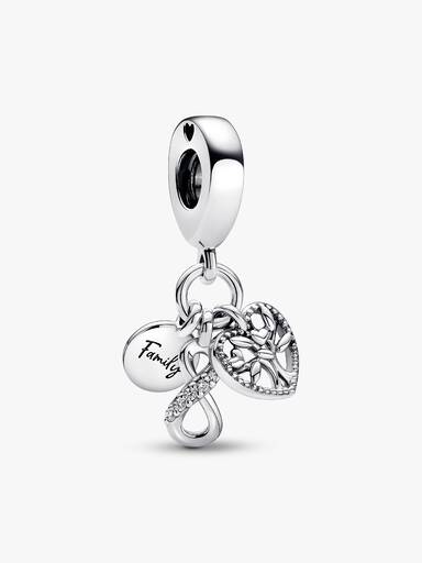 Family Infinity Triple Dangle Charm - Image 2