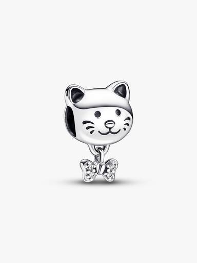 Pet Cat & Bow Charm - Image 2