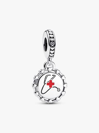 Stethoscope Engravable Dangle Charm