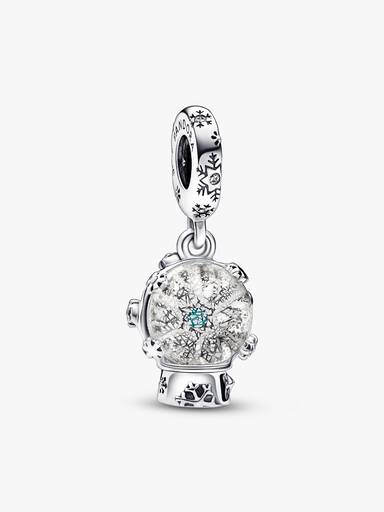 Snowflake Snow Globe Dangle Charm - Image 2