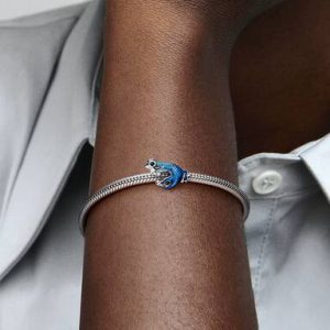 Metallic Blue Gecko Charm