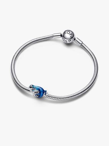 Metallic Blue Gecko Charm - Image 5