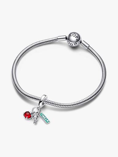 NYC Apple, Torch and Street Sign Triple Dangle Charm - Image 4