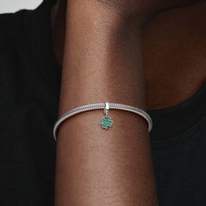 Four Leaf Clover Dangle Charm