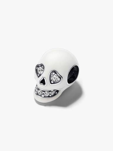 Glow-in-the-dark Sparkling Skull Charm - Image 3