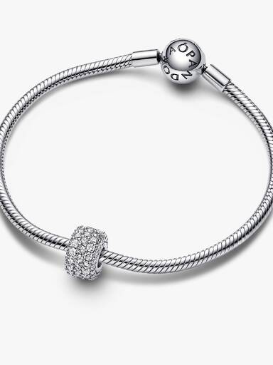Sparkling Pavé Triple-row Charm - Image 3