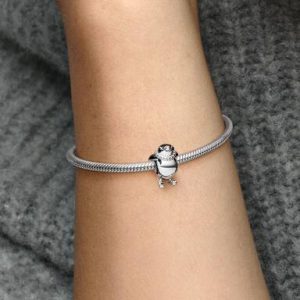Skiing Penguin Charm