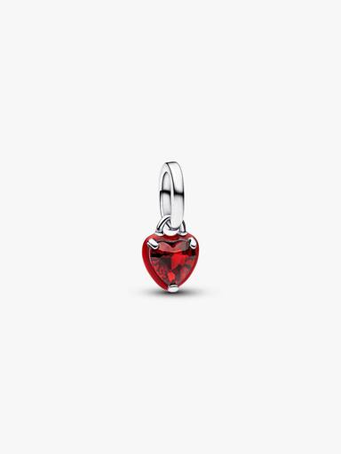 Red Chakra Heart Mini Dangle Charm - Image 2