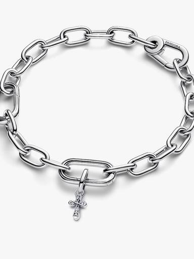 Pandora ME Sparkling Cross Mini Dangle Charm - Image 5
