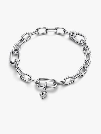 Pandora ME Keyhole Heart Mini Dangle Charm - Image 6