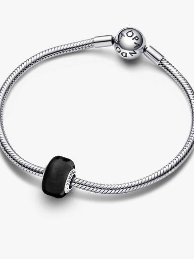 Black Mini Murano Glass Charm - Image 4