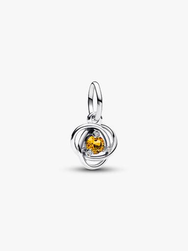 FINAL SALE - Honey Eternity Circle Dangle Charm - Image 2