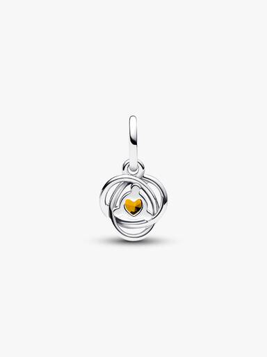 FINAL SALE - Honey Eternity Circle Dangle Charm - Image 6