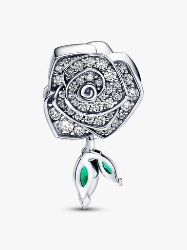 Sparkling Rose in Bloom Charm - Image 5