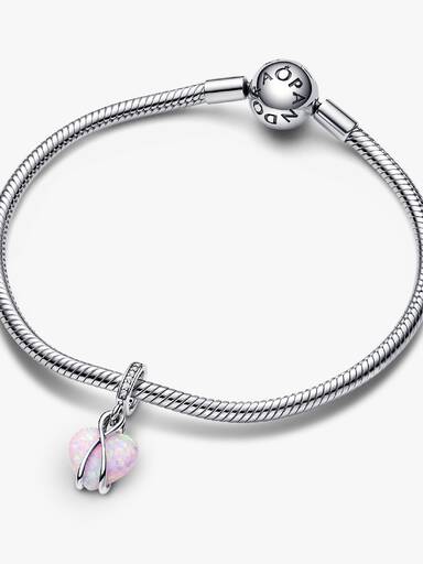 Mom Opalescent Heart Dangle Charm - Image 6