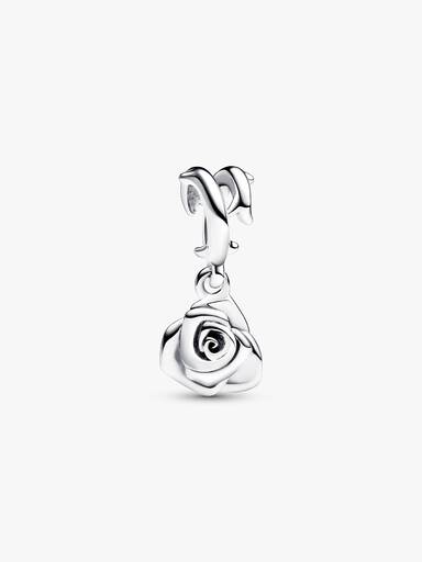 Rose in Bloom Dangle Charm - Image 2