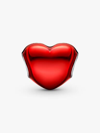 Metallic Red Heart Charm - Image 7