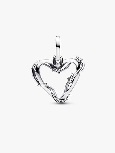 Wire Heart Medallion Charm - Image 2