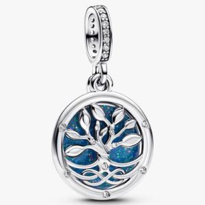 Glow-in-the-dark Infinity Tree Double Dangle Charm