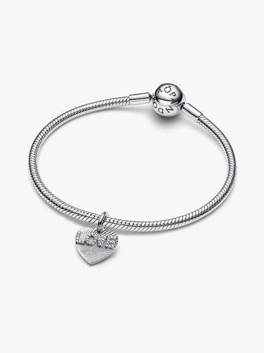 Engravable Love Heart Dangle Charm - Image 8