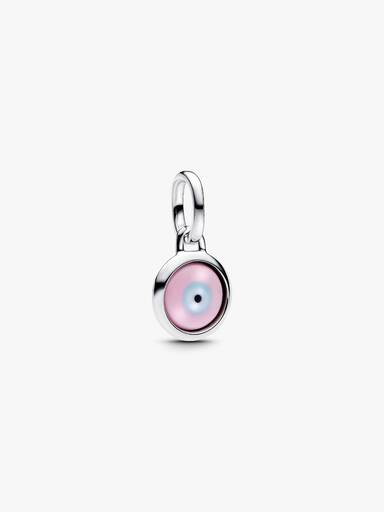 Engravable Evil Eye Murano Glass Mini Dangle Charm - Image 2