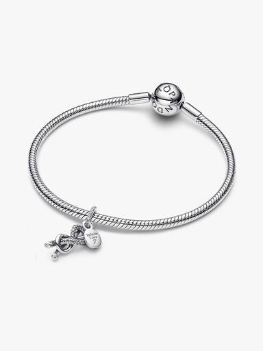 FINAL SALE - Pavé Infinity Knot Dangle Charm - Image 4